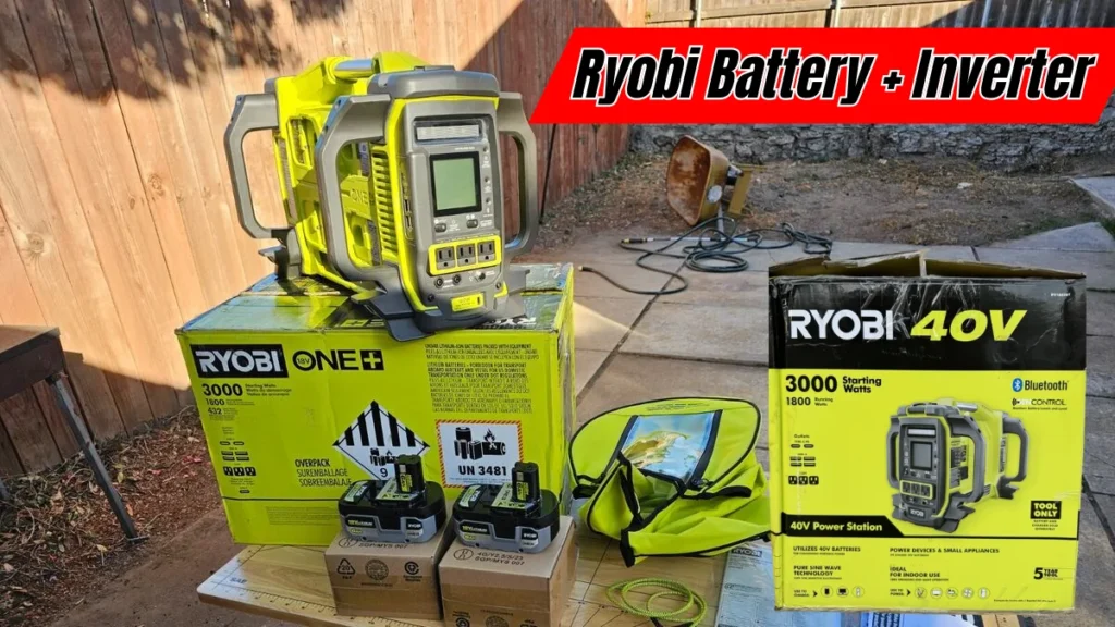 Ryobi Battery + Inverter